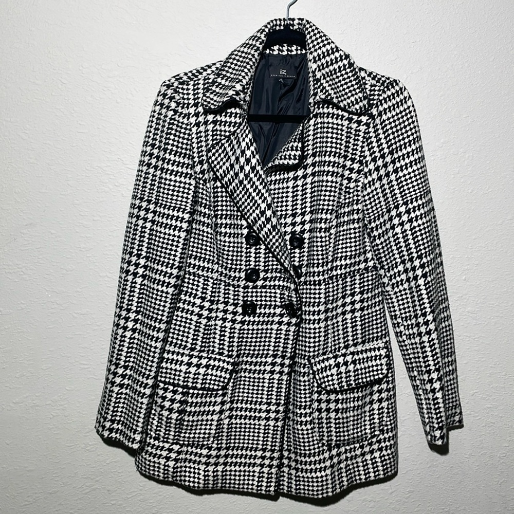 Plaid White and black jacket
